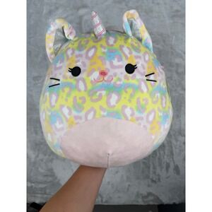 Squishmallows Soraya Pastel Leopard Cat Unicorn Plush Stuffed‎ Animal Toy 7 inch